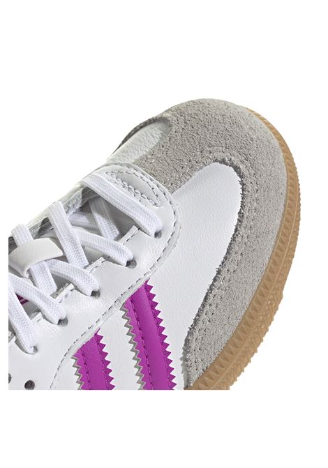 Scarpe Adidas Samba OG Bianco Fucsia Gum Bambini ADIDAS ORIGINALS | Sneakers | IE8848-